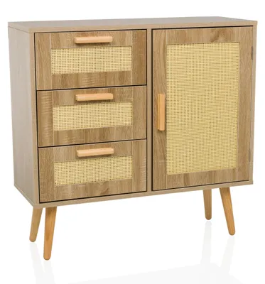 Obrázok produktu pre hjh LIVING Príborník STRYN Komoda Skriňa s úchytkou 78,0 x 80,0 x 32,5 cm