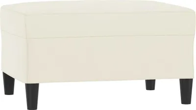 Produktbild von vidaXL Fußhocker Creme 70x55x41 cm Samt