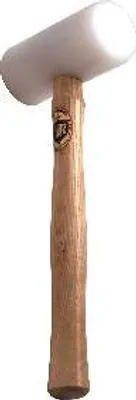 Produktbild von THOR Super Plastik Hammer, Rund Ø x l 32 x 76 mm, 150 g, mit Holzstiel