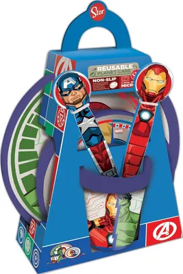 Produktbild von The Avengers Kindergeschirr-Set CZ11304 Kunststoff (5 Teile)