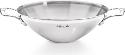 Image de WOK Poêle à wok Ø 32 cm INDUCTION Poêle à frire en acier inoxydable DE BUYER AFFINITY