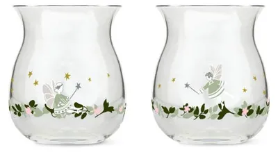 Immagine prodotto di Holmegaard - Set da 2 candele natalizie, modello 2026, 7,5 cm