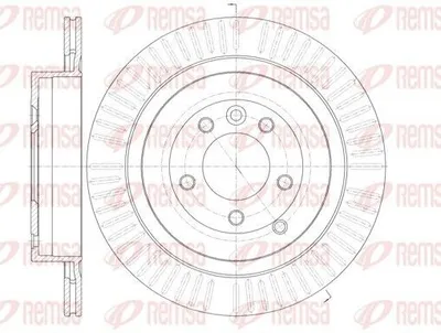 Produktbild von 2x REMSA Bremsscheibe 6849.10 hinten für LAND ROVER Range Rover Sport (L320)