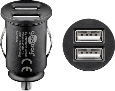 Obrázok produktu pre Goobay Duálna USB nabíjačka do auta 15,5 W
