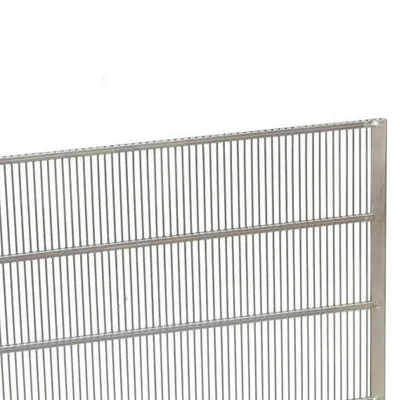 Image de Barrière métallique galvanisée pour cage HEROLD, 477 x 405 mm, encadrée sur deux côtés