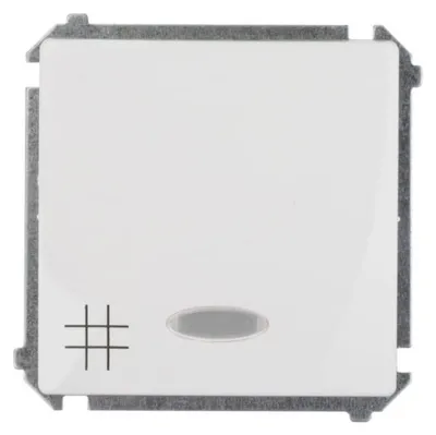 Zdjęcie produktu dla Kontakt-Simon BMW7L.01/11, Plastik, Biały, IP20, IP44, 250 V, 10 A, 75 mm