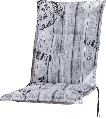 Produktbild von Auflage Mittellehner Florence 0778 grau Schrift Stempel 110x50x8 cm KETTtex