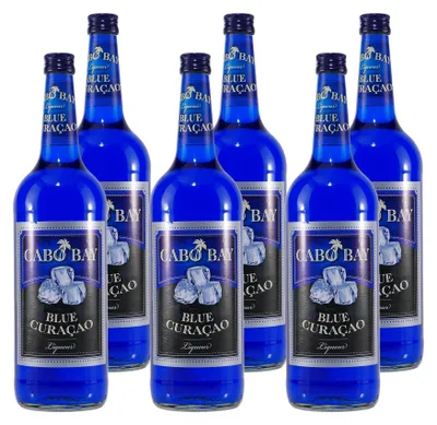 Produktbild von Cabo Bay Blue Curacao (6 x 1,0L)
