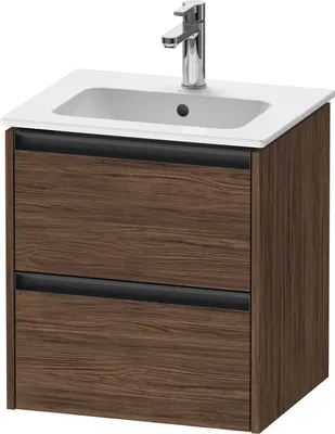 Produktbild von Duravit Ketho.2 Wastafelonderkast 51x42x54,9 cm Mat Noten (donker)