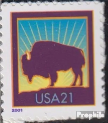 Produktbild von Briefmarken USA 2001 Mi 3437BA (kompl.Ausg.) postfrisch Bison