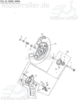 Produktbild von Adly AT 50 PT Feder Bremsklötze 50ccm 2Takt 45133-101-000 Motorroller.de Bremsklötzefeder Bremsklotz Bremsklotzfeder Scooter Ersatzteil Service