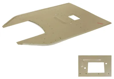 Immagine prodotto di Piastra di base non verniciata, compatibile con Vespa PK 50 / 125 / S / SS / ETS / Automatica