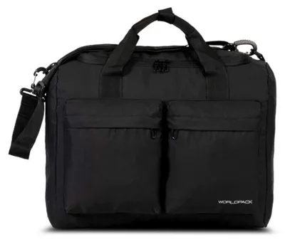 Produktbild von Worldpack faltbare Reisetasche - Schwarz