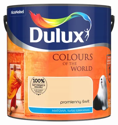 Produktbild von Latex Wandfarbe Innen Tiefmatt 2,5L – Promienny Świt für Wände & Decken