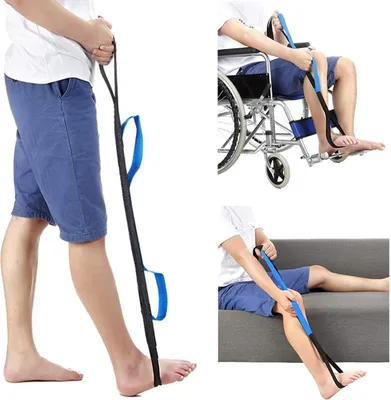 Produktbild von Beinhebergurt, langer Beinhebergurt, Wiederherstellung nach Operationen, Beinrehabilitation, Hilfsgurt für Patienten im Alter