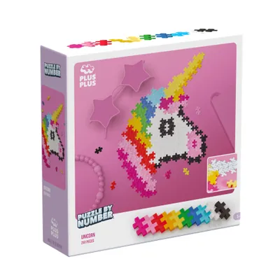 Zdjęcie produktu dla Plus-Plus Puzzle By Number Jednorozec 250El 07587