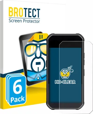 Produktbild von 6x Für SkyCaddie Pro 5X Schutzfolie BROTECT Displayschutz Display Schutz Folie Klar Transparent