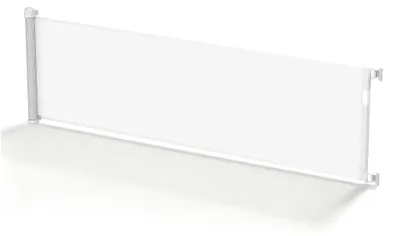 Zdjęcie produktu dla NAIZY, siatkowa bariera ochronna do drzwi, rozkładana, 88,5 x 300 cm, biała. Rozwijana siatka, barierka dla zwierząt domowych, zabezpieczenie dla domu