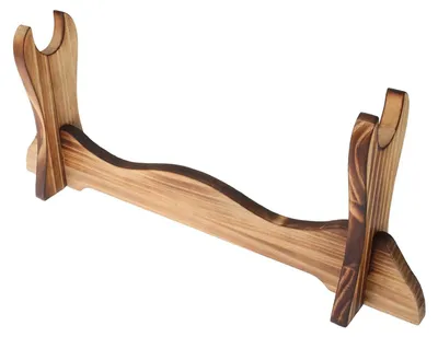 Holz-Wandhalter für Schlitz, 3,5 cm, 27 cm
