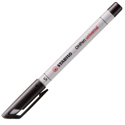 Produktbild von Folienstift - STABILO OHPen universal - wasserlöslich superfein - 10er Pack - schwarz