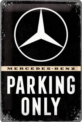 Produktbild von Nostalgic-Art - Blechschild 20 x 30cm - Mercedes-Benz - Parking Only
