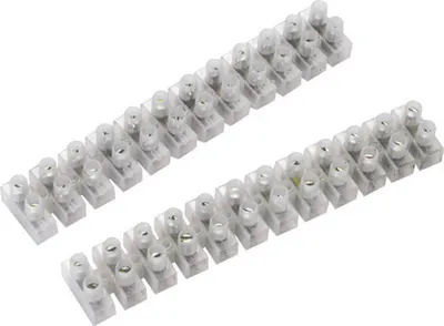 Produktbild von Lüsterklemme 4 mm² - 12 Pol - 2 Leisten Werkzeug Elektronik ToolTech 30063