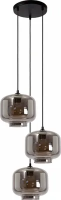 Produktbild von Lucide Lucide MEDINE - Hängeleuchte - Ø 46 cm - 3xE27 - Fumé