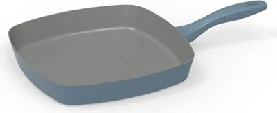 Produktbild von Michelino Alythia Grillpfanne 28 cm, Induktionsgeeignet & Anihaftbeschichtet Blau