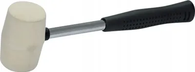 Image de Marteau de plombier en caoutchouc blanc de 225 g
