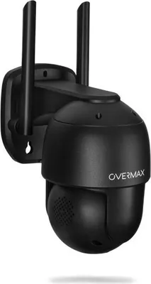 Zdjęcie produktu dla Overmax Camspot 4.95 Zestaw kamer do monitoringu, inteligentna kamera Wi-Fi PTZ, kabel zasilający z adapterem, zestaw montażowy, wideo 2560 x 1440 QHD/2.5K - antracytowy