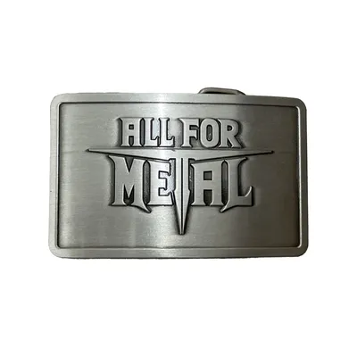 Produktbild von ALL FOR METAL - Logo - Belt Buckle Schnalle