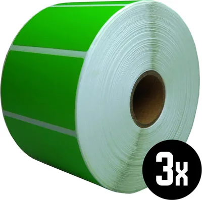 Produktbild von Etiketten permanent, 57x32 mm, 1500 Stück, für Thermodrucker