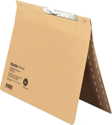Produktbild von Falken 50x Pendelhefter, A4, Behörde, Schlitzstanzung Chamois, 15033674F