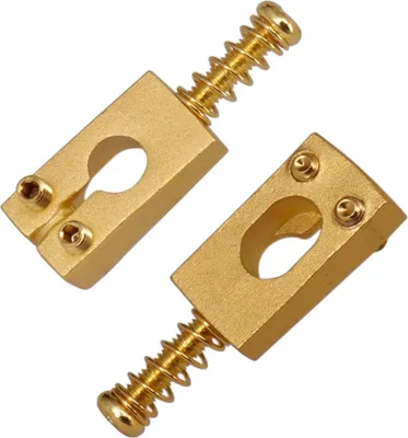 Produktbild von 6 Stück Vintage Messing Gitarrenbrücke Saitensättel E-Gitarren Zubehör