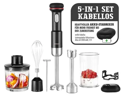 Image de Gastroback 40982, Mixeur plongeant, 0,5 l, 180 W, noir, acier inoxydable