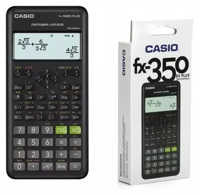 Zdjęcie produktu dla Casio Calculator Scientific Fx-350Esplus-2 Black  12 Digit Display