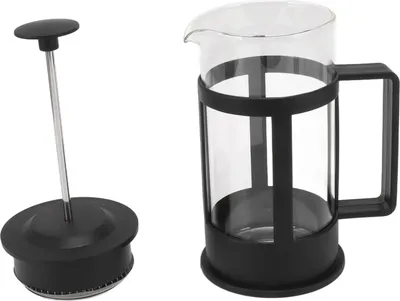 Obrázok produktu pre 350ml French Press kávovar Sklenený nerezový kávový lis Sklenená French Press kanvica