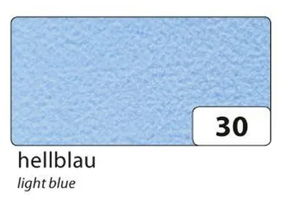 Produktbild von folia Bastelfilz 150g/m² hellblau 45cmx5m