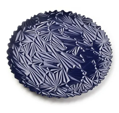 Produktbild von TELLER Ø 33 cm Platzteller Unterteller Dunkelblau MONDEX BLANCHE COLOURS