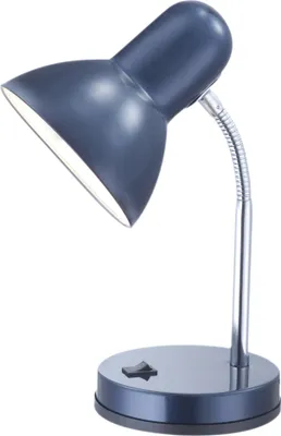 Produktbild von Globo Basic Tischleuchte Chrom Blau, 1xE27; 2486