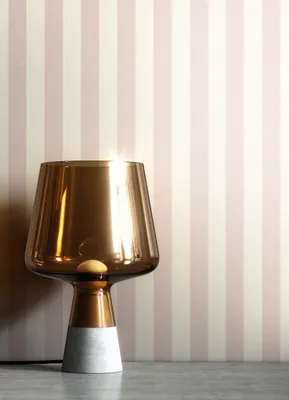 Produktbild von NEWROOM Tapete Nodin Rose Rosé Vliestapete - Modern Streifen Linien Germany