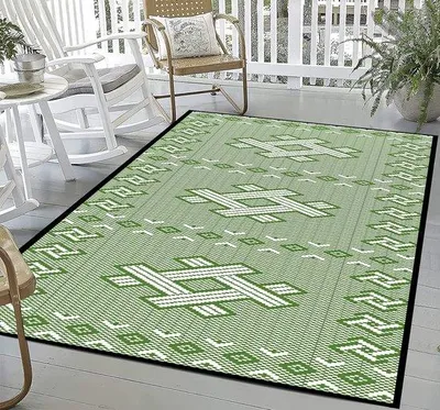 Obrázek produktu pro Plážová osuška odolná proti povětrnostním vlivům, 150 x 100 cm, voděodolná, odolná proti UV záření, skládací, snadno se čistí, na pláž, kempování, terasu, balkon
