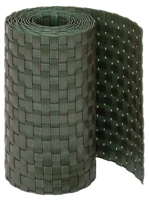Zdjęcie produktu dla Jardinion, pasy osłonowe 250x19 cm, polirattan, zielone, do paneli ogrodzeniowych, osłona na ogrodzenie z paneli, osłona na ogrodzenie z metalowych siatek, osłona w stylu rattanu, do balkonu, mata osłonowa do ogrodu