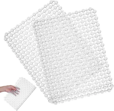 Produktbild von Rechteckige PVC-Trockenmatte für die Küchenspüle, 40x30cm, rutschfest und leicht zu reinigen