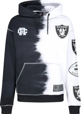 Zdjęcie produktu dla Odzyskana bluza z kapturem NFL Raiders Ink Dye Effect On für alle Las Vegas Raiders-Fans Black 2XL