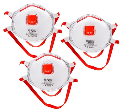 Produktbild von Feinstaub Masken FFP3 mit Ausatemventil 3er Set
