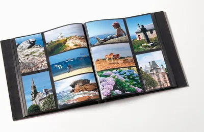 Produktbild von Designalbum für 400 Fotos - Hochwertiger Einband - Schwarz
