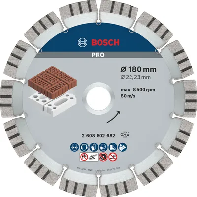 Produktbild von PRO Abrasive Diamanttrennscheibe, 180 x 22,23 mm