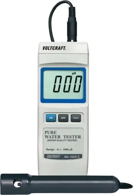 Produktbild von Leitfähigkeits-Messgerät VOLTCRAFT WA-100 ATC 3 % 0 - 1999 µS kalibriert Werksstandard (ohne Zertifikat)