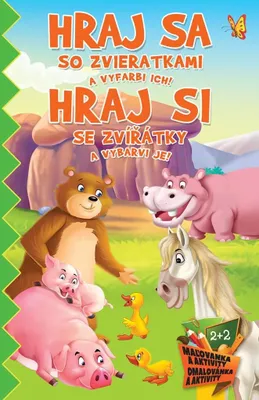 Obrázok produktu pre Hraj sa so zvieratkami a vyfarbi ich! / Hraj sa so zvieratkami a vyfarbi ich!